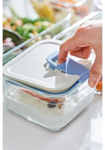 Neoflam Perfect Seal Kare Cam Saklama Kabı 350 Ml-7409