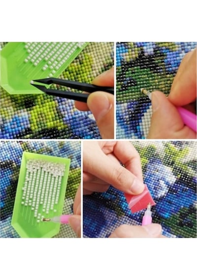 5D Sayılarla Elmas Boyama Tavus Kuşu-2 Diamond Painting Kit
