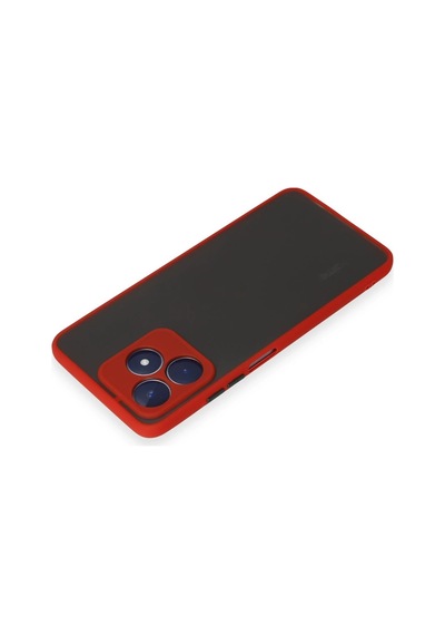 Muratech Newface Realme C53 Kılıf Montreal Silikon Kapak - Kırmızı