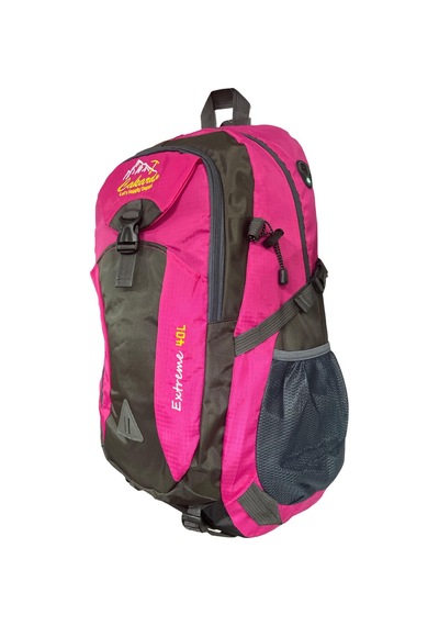 Cakard Kaliteli Astarlı Su Geçirmez Unisex Hafif Dağcı Kamp Gezi Seyahat Sırt Çantası 40 Lt. 32x52cm Pembe