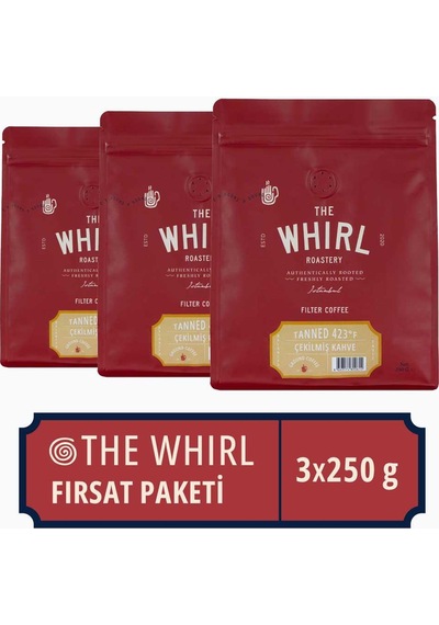 The Whirl Tanned 423°F Çekilmiş Kahve 3'lü Fırsat Paketi