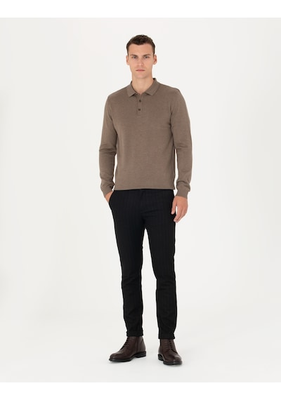 Pierre Cardin Erkek Siyah Pantolon Kanvas-chino 50278471-vr046 Siyah