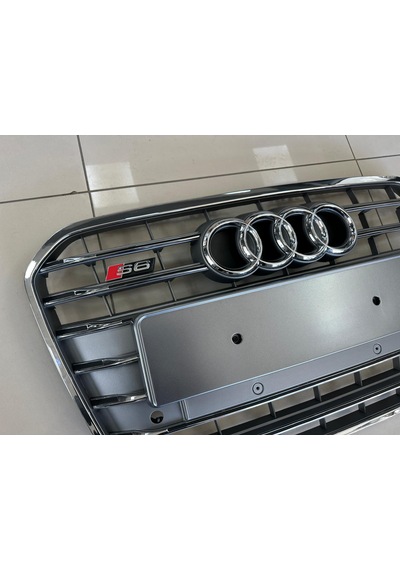Audi A6 S6 Ön Panjur Gri Renk 2012-2014 Makyajsız Kasa Uyumlu