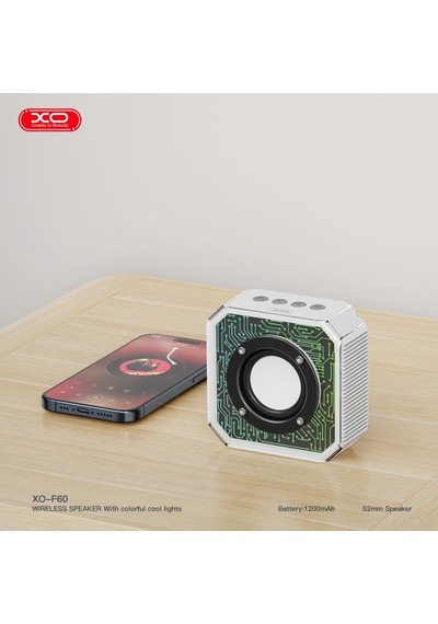 Rgb Led Işıklı Bluetooth 5.3 Kablosuz Hoparlör Fm Radyo Ve Sd Kart Destekli Speaker