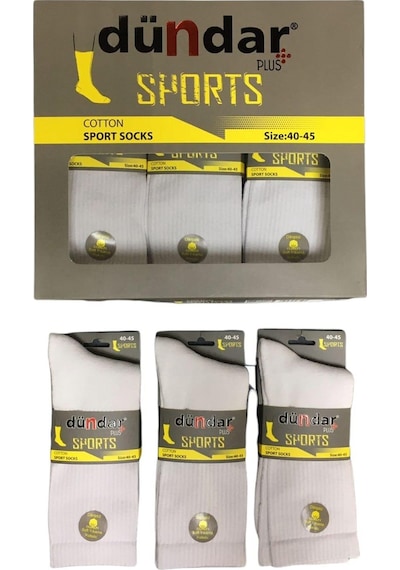 Dündar Çorap Dündar Erkek Plus Sports Tenis Taba Havlu Çorap - 6 Adet 001