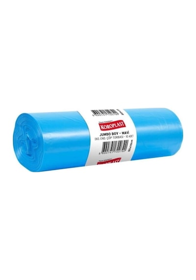 Jumbo Endüstriyel Çöp Torbası 10&apos Lu 80x110 Cm, Dayanıklı & Sızdırmaz, Çift Katlı, Geri Dönüştürülebilir Çöp Poşeti, Fabrika, Şantiye,sanayi, Bahçe, Restoran, Otel, Hastane, Atölye, Depo
