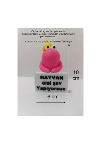 Komik Mesajlı Minideli Figür Masa Süsü Sevgiliye Ve Arkadaşa Eğlenceli Hediye
