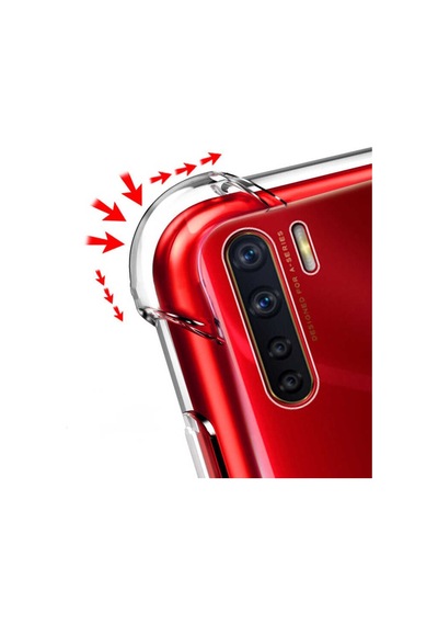 Oppo Reno 3 Kilif Seffaf Nitro Anti Shock Kapak 395360027