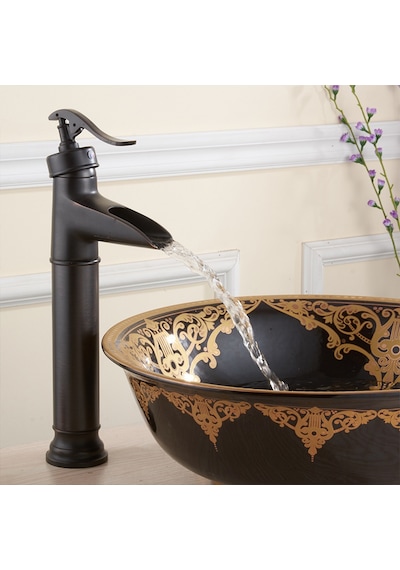 Banyo Çanak Lavabo Bataryası Antik Siyah