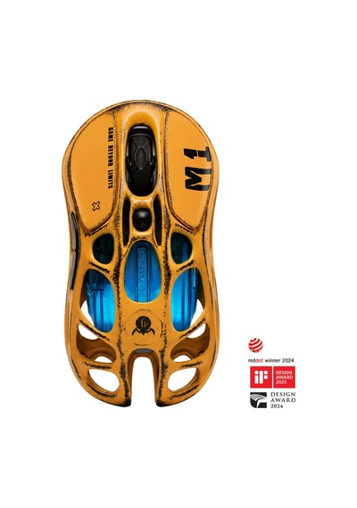 Gravastar Mercury M1 Pro 26.000 Dpı Optik Gaming Mouse, Kablosuz, Battle-worn Yellow