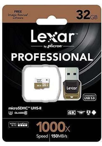 Lexar 32Gb 150Mb/S 1000X Sdxc Usb 3.0 Micro Hafıza Kartı