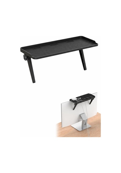 Orret Home Monitör Üstü Stand Organizer Düzenleyici Raf Tv Üstü Stand Ekran Üstü Raf Kurulumsuz Ayarlanabilir Mo