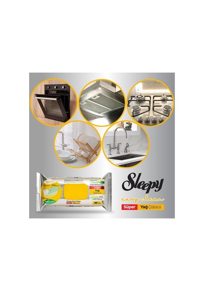 Easy Clean Süper Yağ Çözücü Yüzey Temizlik Havlusu&mendili 2x30 60 Yaprak Diğer
