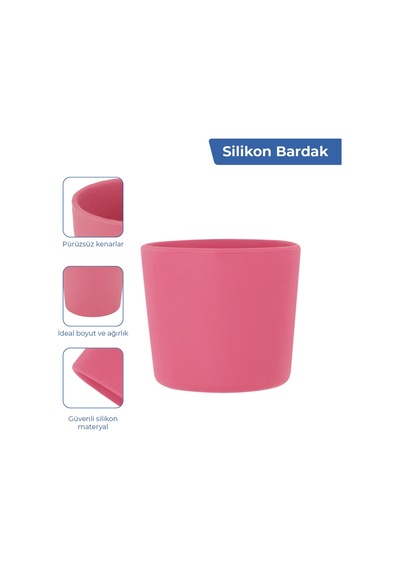 Babyjem 917 Silikon Beslenme Seti Silikon Kaşık Hediyeli