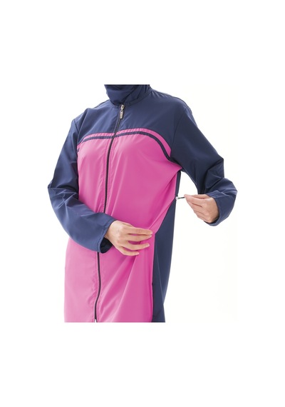 Pierre Cardin Büyük Beden Sıfır Yaka Paraşüt Kumaş Boydan Fermuarlı Beli Ayarlanabilir Bağcıklı Paçası Lastikli Çift Boneli Kadın Tesettür Mayo Lacivert Pierre Cardin Büyük Beden Sıfır Yaka Paraşüt Kumaş Boydan Fermuarlı Beli Ayarlanabilir Bağcıklı Paçası Lastikli Çift Boneli Kadın Tesettür Mayo Lacivert