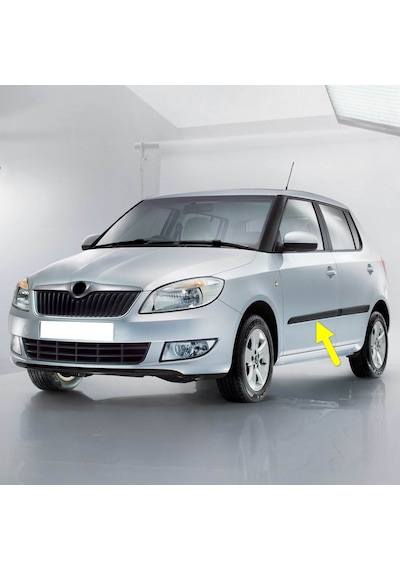 Skoda Fabia 2011-2014 Sol Ön Kapı Çıtası Düz 5j6853515