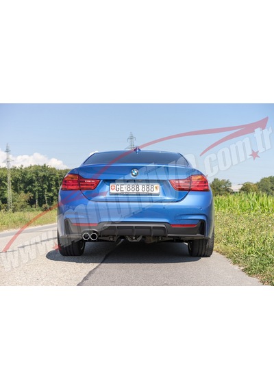 Bmw 4 Serisi Difüzörü Bmw F32 Dıfuzoru M Performance Mat Siyah