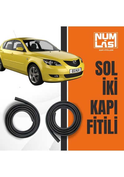Mazda 3 Hatchback 2003-2008 Sol Ön Ve Arka Kapı Fitili-a Kalite-numlas-nm4113