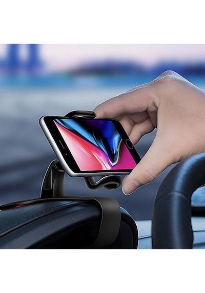 Araç Içi Telefon Tutucu Gösterge Üzerine Takılan Kıskaçlı Dönerli (320338376)