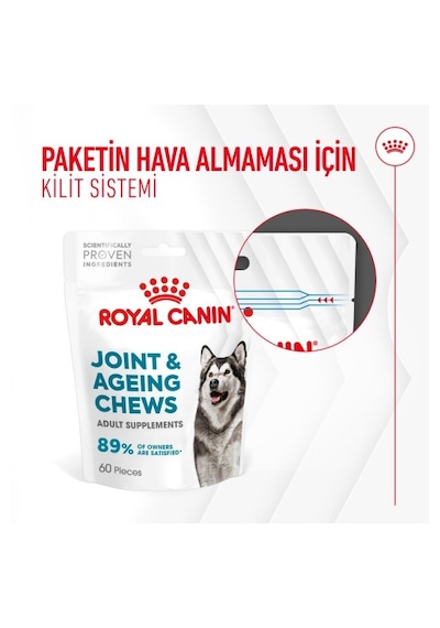 Joint&ageing Chews Eklem Ve Sağlıklı Yaşlanmayı Destekleyen Tamamlayıcı Ödül Maması 240g