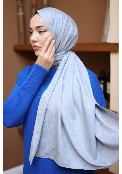 Silk Home Deluxe Şal - Gümüş - Gümüş