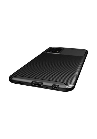 Samsung Uyumlu Galaxy A72 Kılıf Zore Negro Silikon Kapak-Siyah