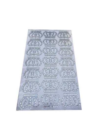 TAÇ ORTA ÜTÜ İLE YAPIŞAN 8x5,5cm (HOT-FIX)PK:21