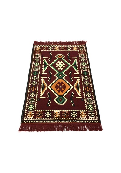 Shark Anadolu Kilim Bordo Renkli