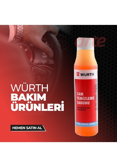 Würth Cam Temizleme Sabunu Cam Temizleme Sabunu 32 Ml