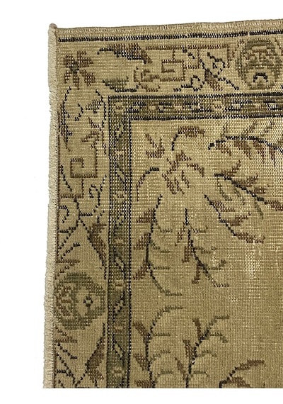Bohem Stil Vintage Halı Özel Tasarım Anadolu Koleksiyonu Doğal Halı Bej