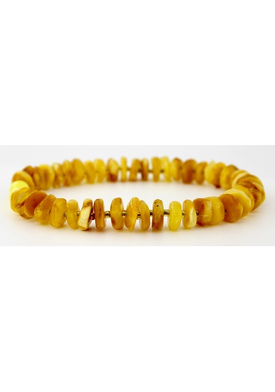 Kehribar Bileklik Amorf Tasarım Ambergold Blk23-100 Çok Renkli