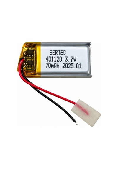 Sertec 401120 3.7v 70mah Devreli Li-polymer Pil 1.5a