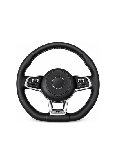 Autogp Volkswagen Rline Direksiyon Simidi Deri F1 Vites+airbag