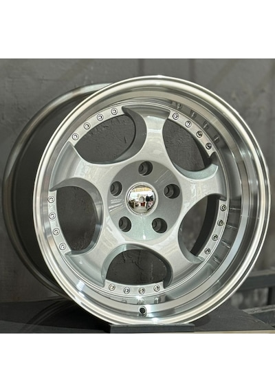 5 120 17 9.5 Et22 Ch72.6 Silver Lip Polish Chrome Rivets Emr-l2384
