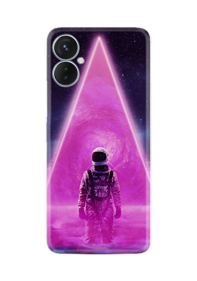 Tecno Spark 9 Pro Kılıf Resimli Desenli Silikon Platinium Series Astro Purple2 1907
