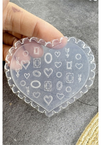 Nail Art Charm Silikon Kalıp Nail Art Desen Kalıbı, Charm Tırnak Süsleme 3d Silikon Kalıp 24