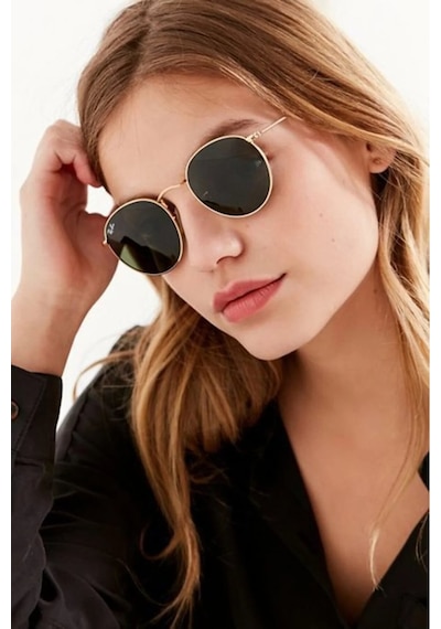 Ray Ban Rb3447 001 50 Round Metal Unısex Güneş Gözlüğü Metalik