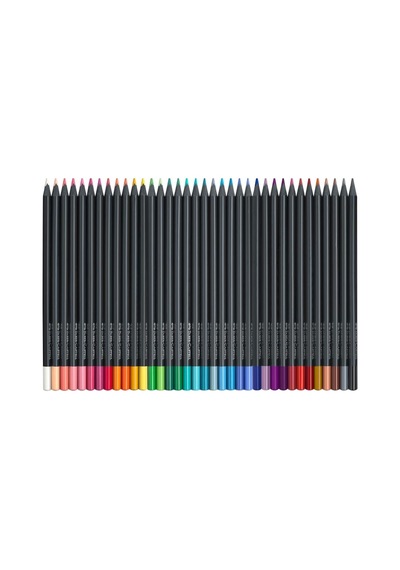 Faber-castell 116436 - Renkli Kalemler Blackwood, Black Edition, 36'li Kutu Genel
