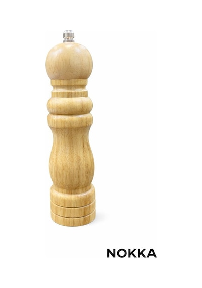 Bambu Gövdeli Komple Ahşap Tuz Karabiber Değirmeni Baharat Öğütücüsü Büyük Boy 20 Cm Diğer