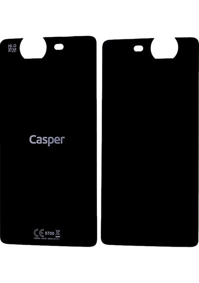 Gmr Casper Vıa V8 Arka Kapak Batarya Pil Kapağı - Siyah