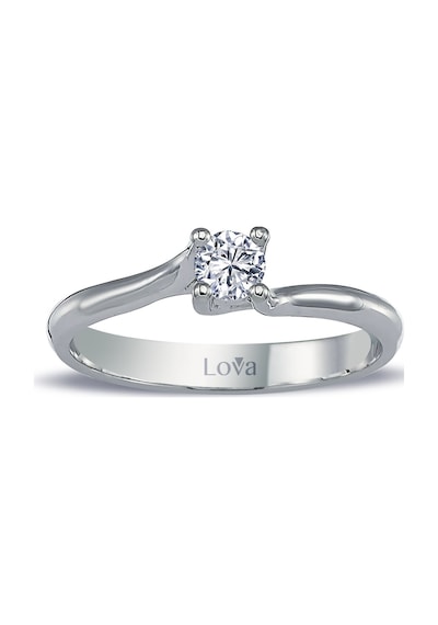 Lova H Renk 0,19 Karat Pırlanta Tektaş Yüzük - 1070177