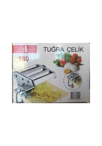 Pratik Erişte Makinesi 180 Mm Paslanmaz Çelik Makarna Çok Renkli