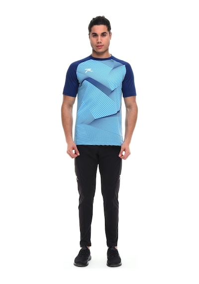 Raru Erkek Baskılı T-Shirt Justa Turkuaz