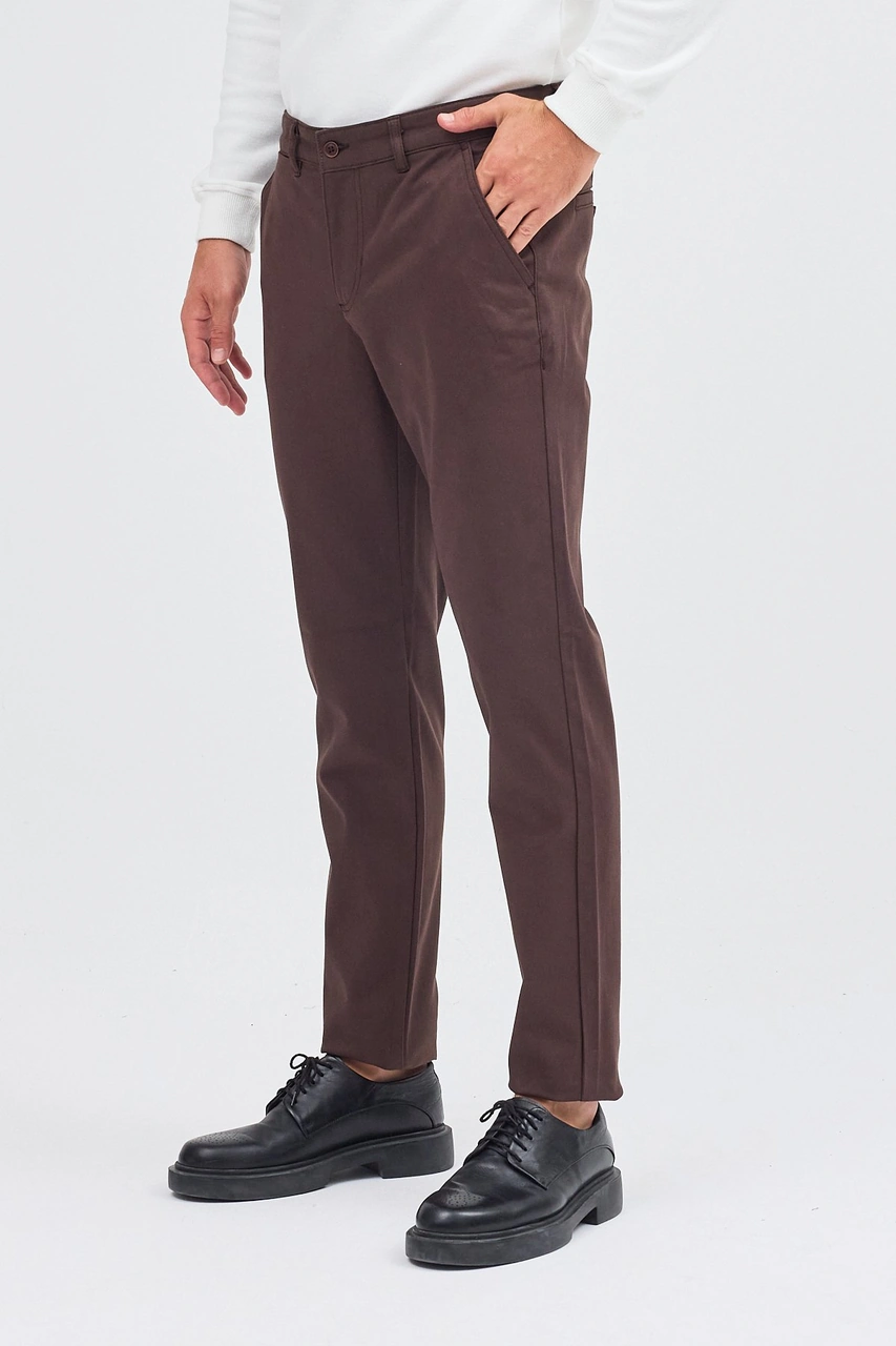 İmza Sütlü Kahverengi Yan Cep Düz Paça Pamuklu Slim Fit Chino Casual Pantolon 1003255155 - Sütlü Kahverengi İmza Sütlü Kahverengi Yan Cep Düz Paça Pamuklu Slim Fit Chino Casual Pantolon 1003255155 - Sütlü Kahverengi