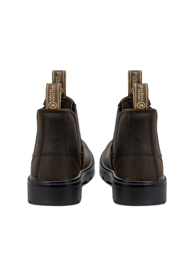 743 Marron Osc Erkek 9080 Natural World Bota Chelsea Nobuck Elastıcos 743 Marron Osc