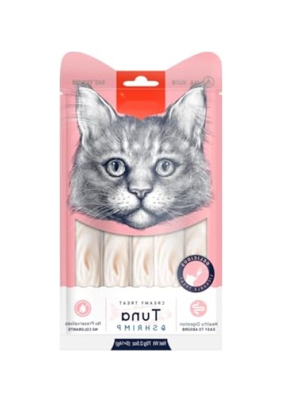 Ton Balığı Ve Karidesli Sıvı Kedi Ödülü 5'li Paket 14 Gr 100 G