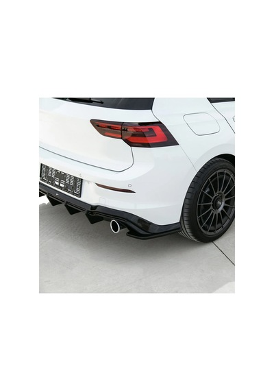 Volkswagen Golf 8 R-line 2020+ Arka Difüzör Piano Black Difüzör Eki