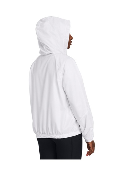 Under Armour Rival Sport Kadın Beyaz Kapüşonlu Ceket Beyaz