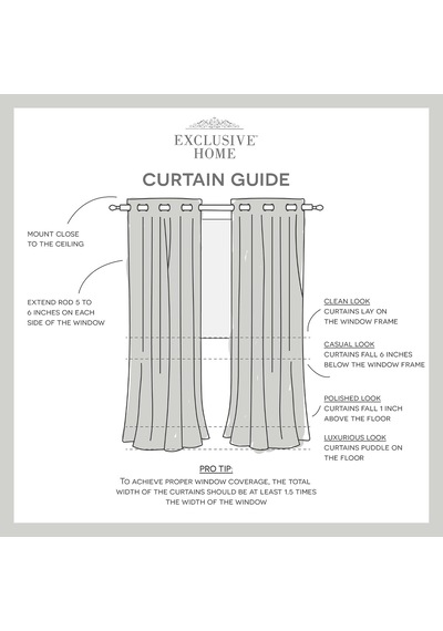 Curtains - Eh8091-03 2-84g Loha Keten Gromet Üst Perde Panel Çifti, 54x84, Güvercin Grisi