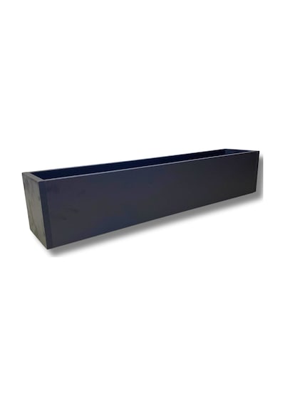 Cihan Çiçekçilik Antrasit Ahşap Mdf Saksı 100x20x15 Cm Iç Mekan Saksısı Çok Renkli